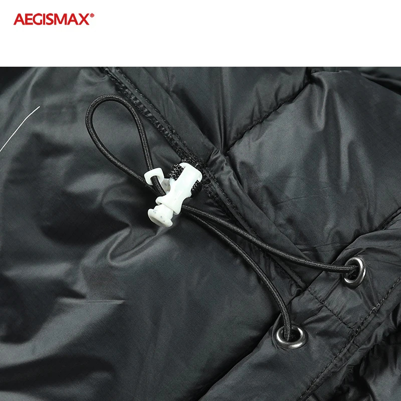 AEGISMAX Мужской Ультра светильник 95% белый гусиный пух 800FP для активного отдыха