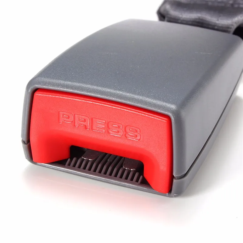 Универсальный удлинитель ремня безопасности автомобиля 30 см пряжка 2 1 черный