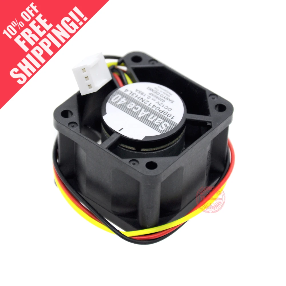 Для SANYO DENKI SAN ACE водонепроницаемый вентилятор охлаждения 109P0412NH3L4 12V 0.195A 4028 4 см |