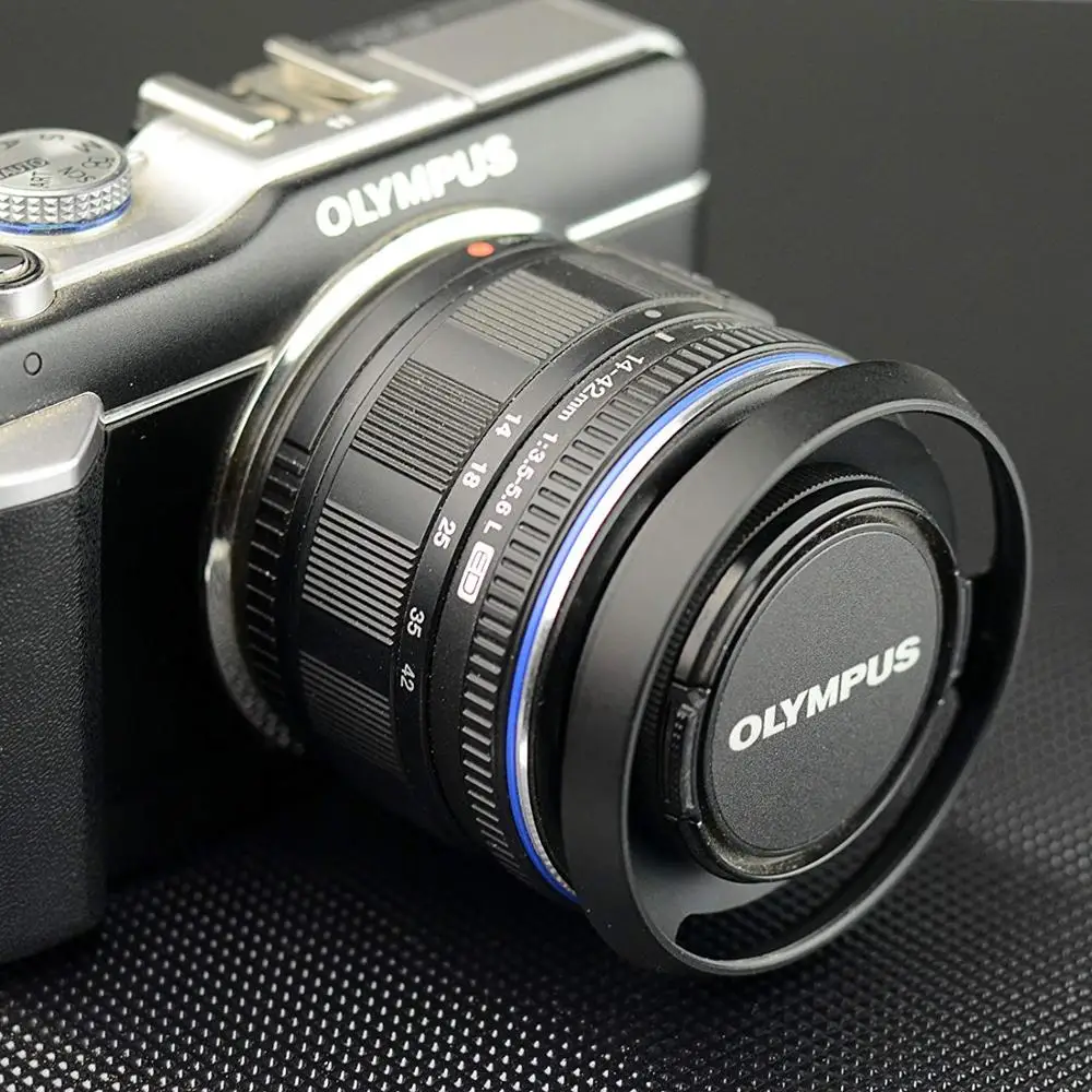 37 мм металлическая вентилируемая бленда объектива для Panasonic GX800 GX850 GF10 GF9 GF8 GF7 GM5 GM1