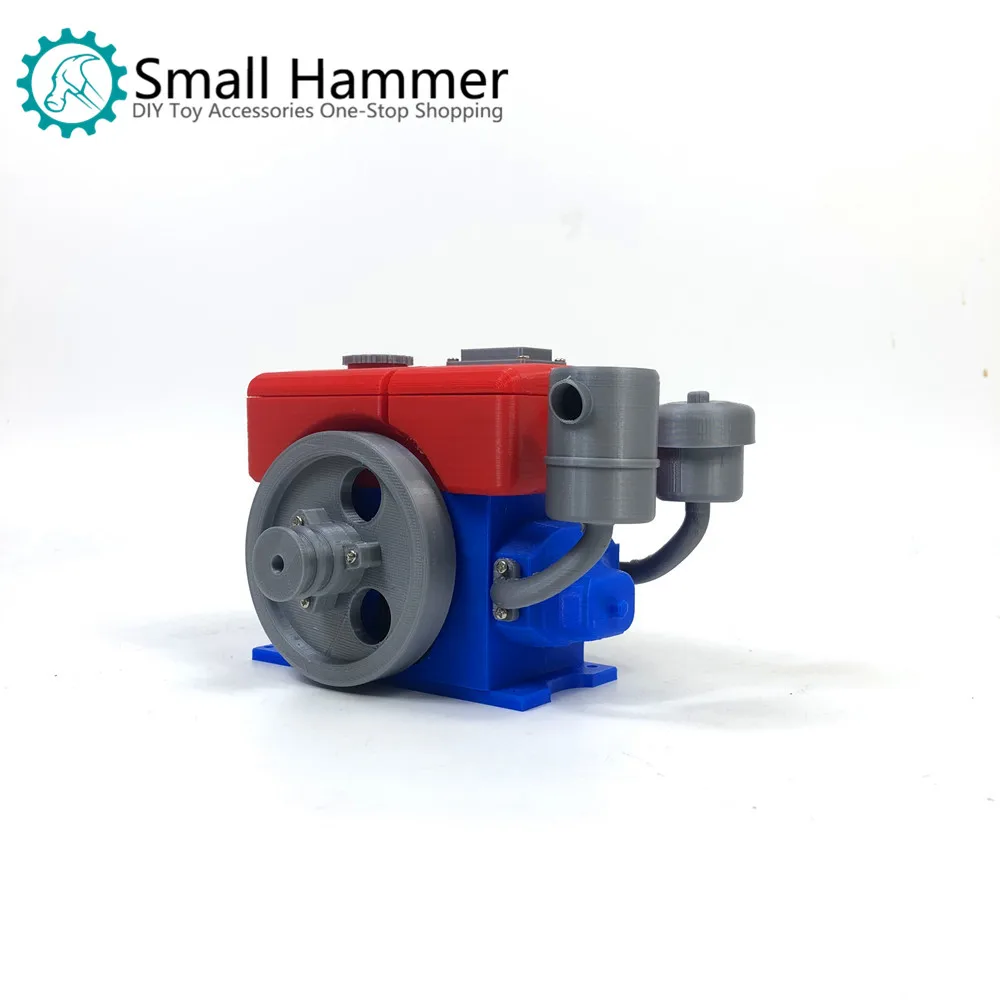 3d печать трактор дизельный двигатель одноцилиндровый внутреннего сгорания