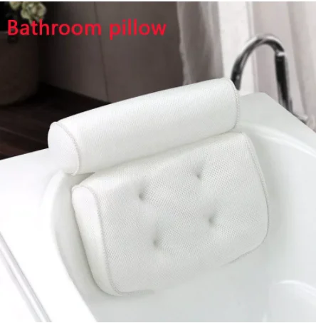 Сетчатая Нескользящая подушка для спа с 3D эффектом ванны отдыха на голове