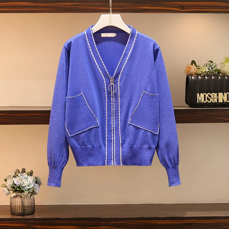 Женский спортивный костюм из двух предметов VERHELLEN трикотажный кардиган на молнии