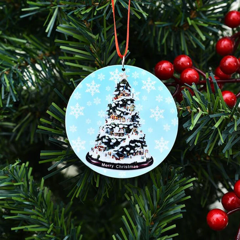 

2020 Christmas Ornaments Christmas Tree Pendant Lovely Christmas Tree Christmas Ornament Pendant Hanging Gifts