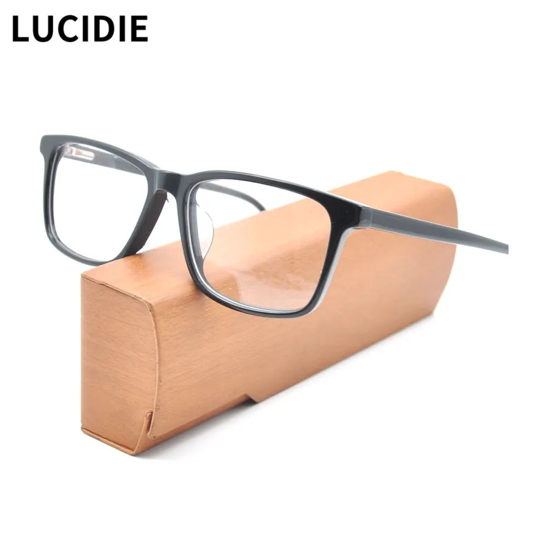 

Новинка, модные круглые женские очки LUCIDIE, половая винтажная Классическая ацетатная плоская зеркальная оправа для оптических очков, очки дл...