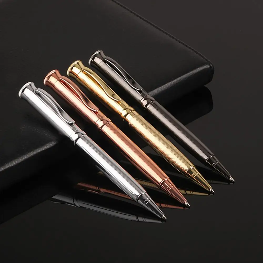 

1 PC Metal Ballpoint Pen High Quality Business Writing Signing Calligraphy Pens Office School Stationary Supplies