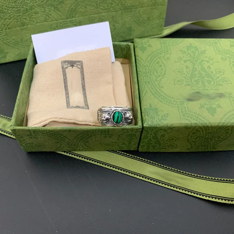 

Ag925 Sterling Silver Leopard Head Ring Couples Retro Luxury Brand Men And Women Ring Jewelry Attend Party Gift Dedicated