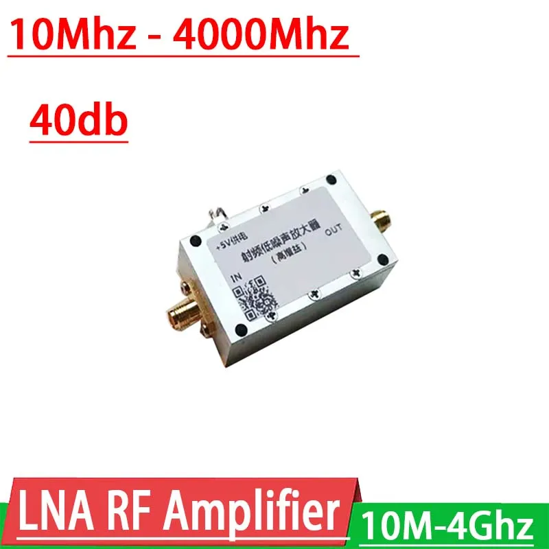 Радиоусилитель с низким уровнем шума 10-4 ГГц 40 дБ LNA UHF VHF GPS 2 4 | Электронные