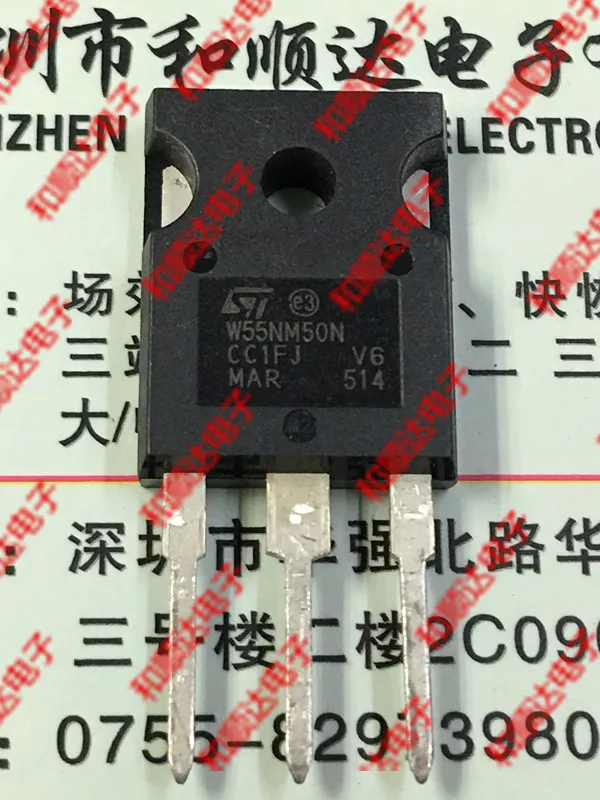 

1 шт. W55NM50N STW55NM50N TO-247 550V 54A