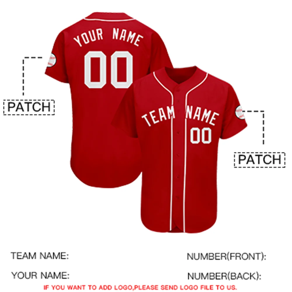 Men/Women/Youth Custom Design Your Own Baseball Jersey Sublimation Sewing Team Name Numbers Softball Game Outdoor Sport Shirts