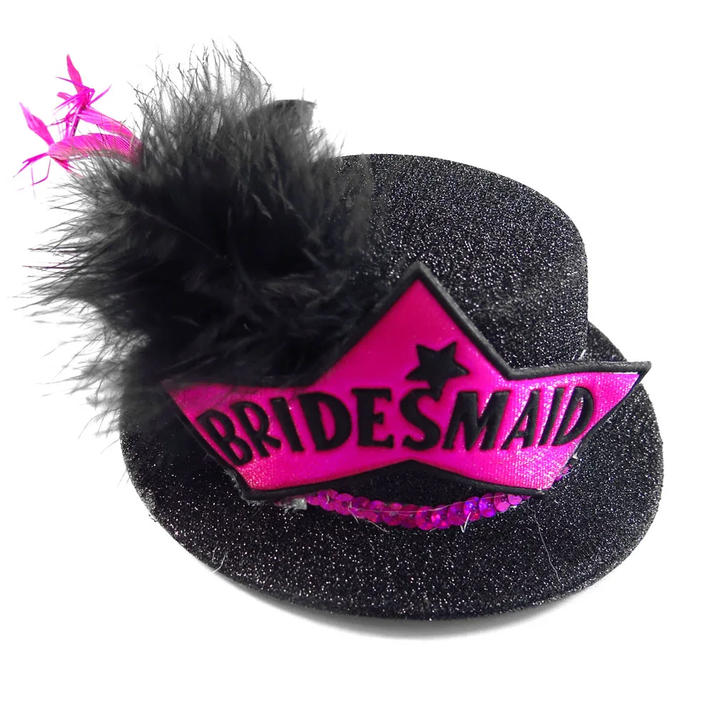 Блестящая черная верхняя шляпа на заколке для волос 50% скидка 3 шт. рекомендуемый