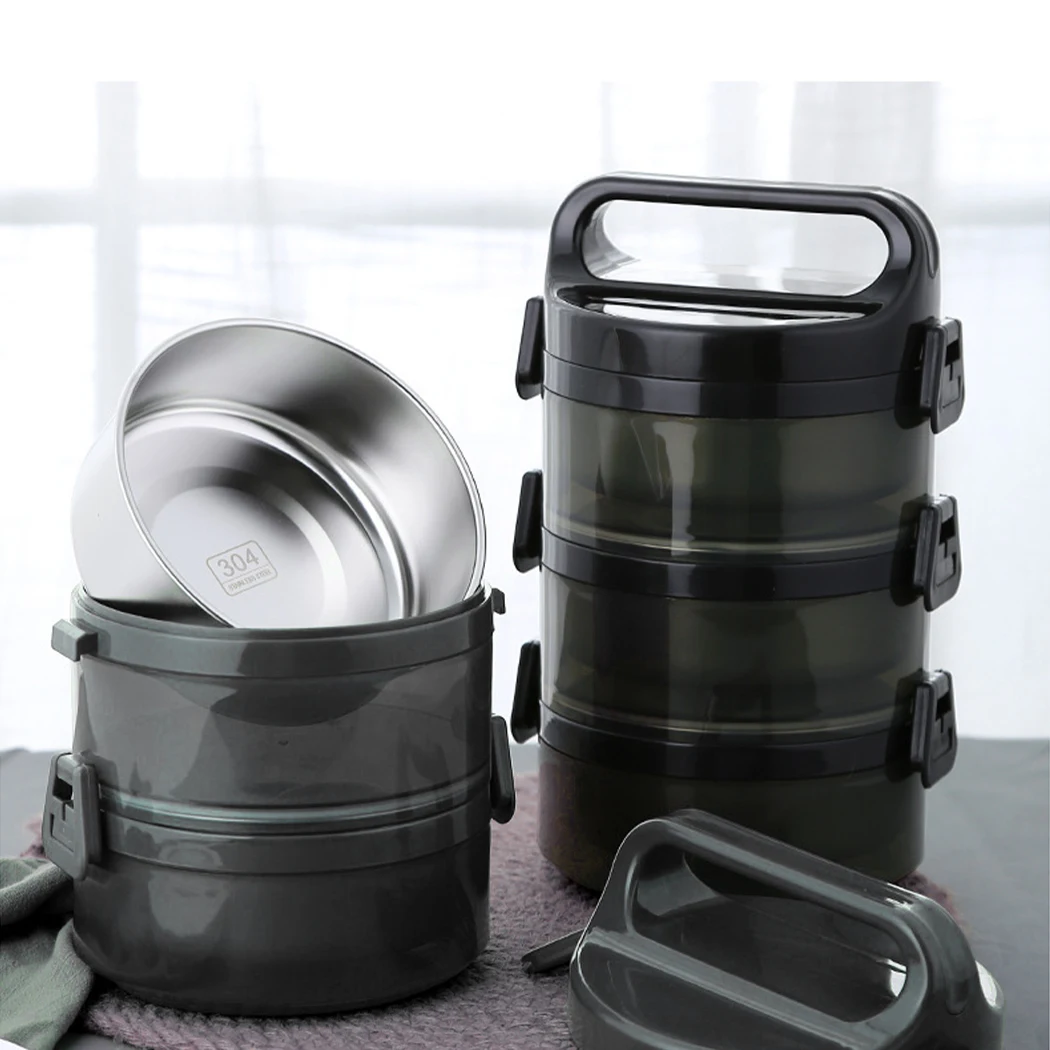 

Stainless Steel Lunch Box Insulated Lunch Box Hot Thermal Office School Picnic