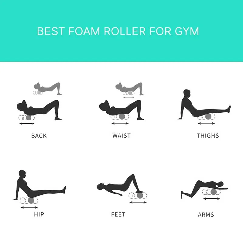 

DropShipping Fitness Back Roller Yoga Column Gym Fitness Foam Roller Pilates Yoga Exercise Muscle Massage Roller Soft Yoga Block