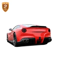 real carbon fiber rear wing spoiler for f12 berlinetta 2013 2014 d style