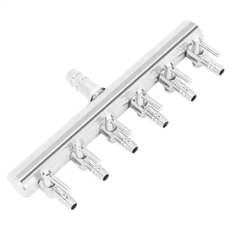 Распределитель воздуха 6 ‑Way для аквариума на солнечном питании Управление рычаг