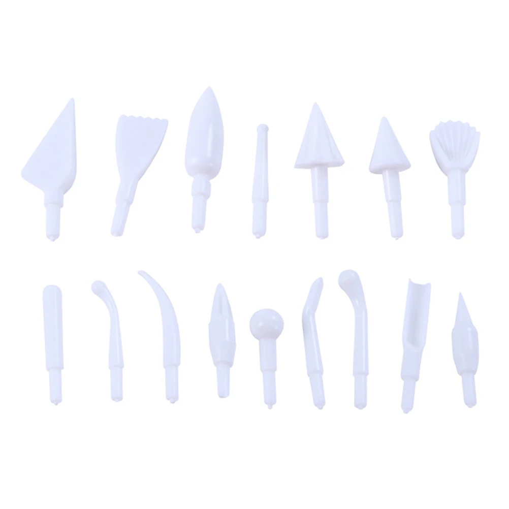 

8pcs DIY 16 Patterns Plasticine Polymer Clay Modelling Tools Flower Molds Playdough Clay Tools Polyform Sculpey Tools Set