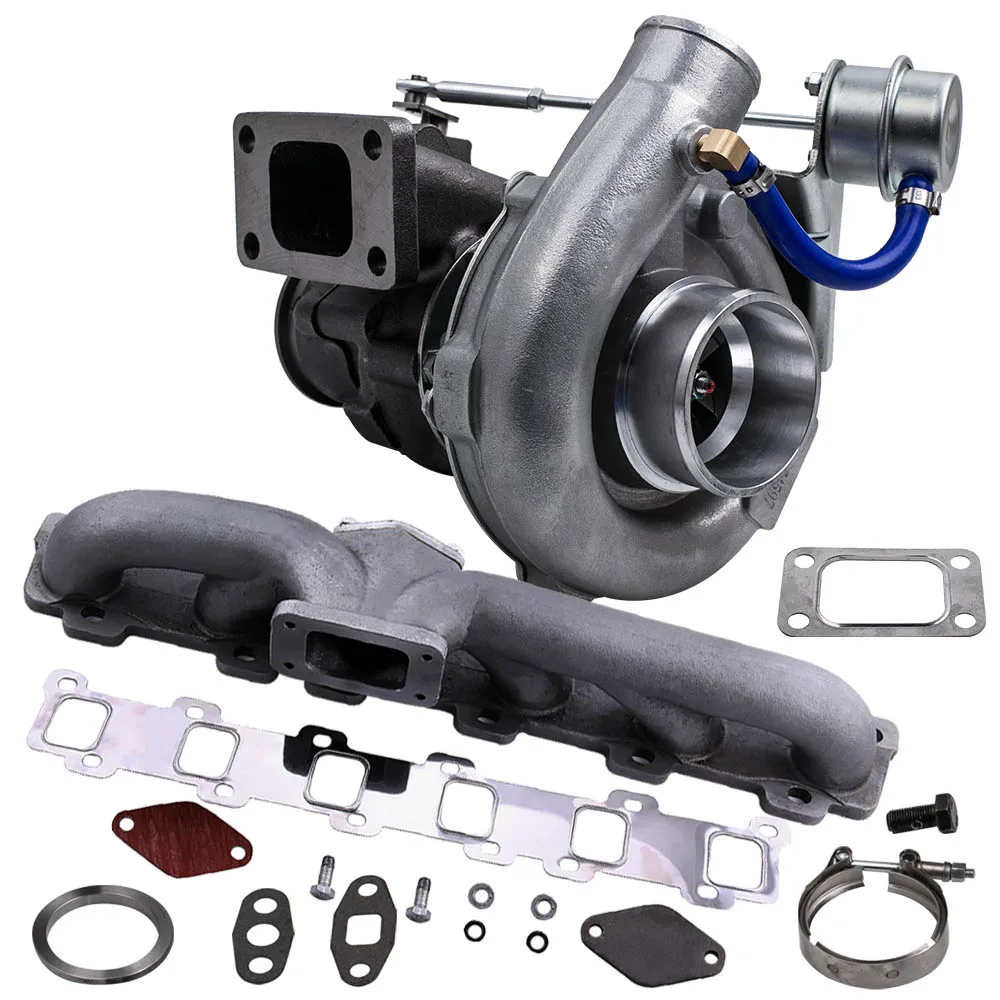 T3 турбо для Nissan Safari патруль 0 73 л TD42 GQ GU Y61 + выпускной коллектор GT35 GT30 T3T4 T04E 5 2 a/r 3