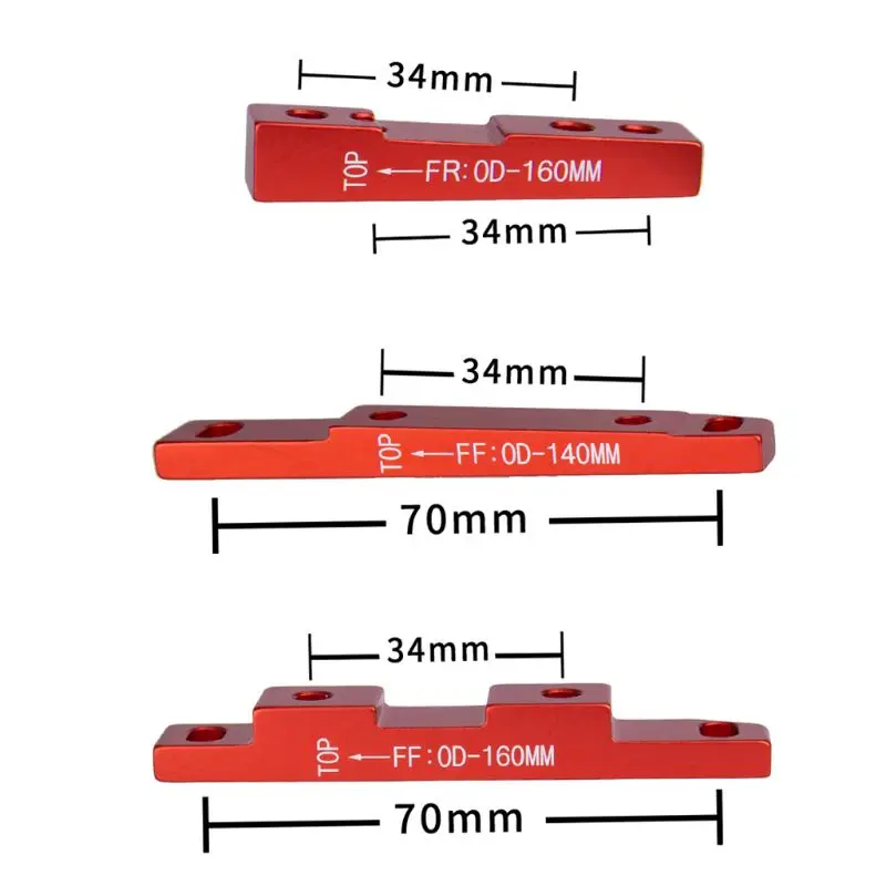 

Ultralight Flat Disc Brake Mount Adapter For 140 160 mm Road Bike 27RD