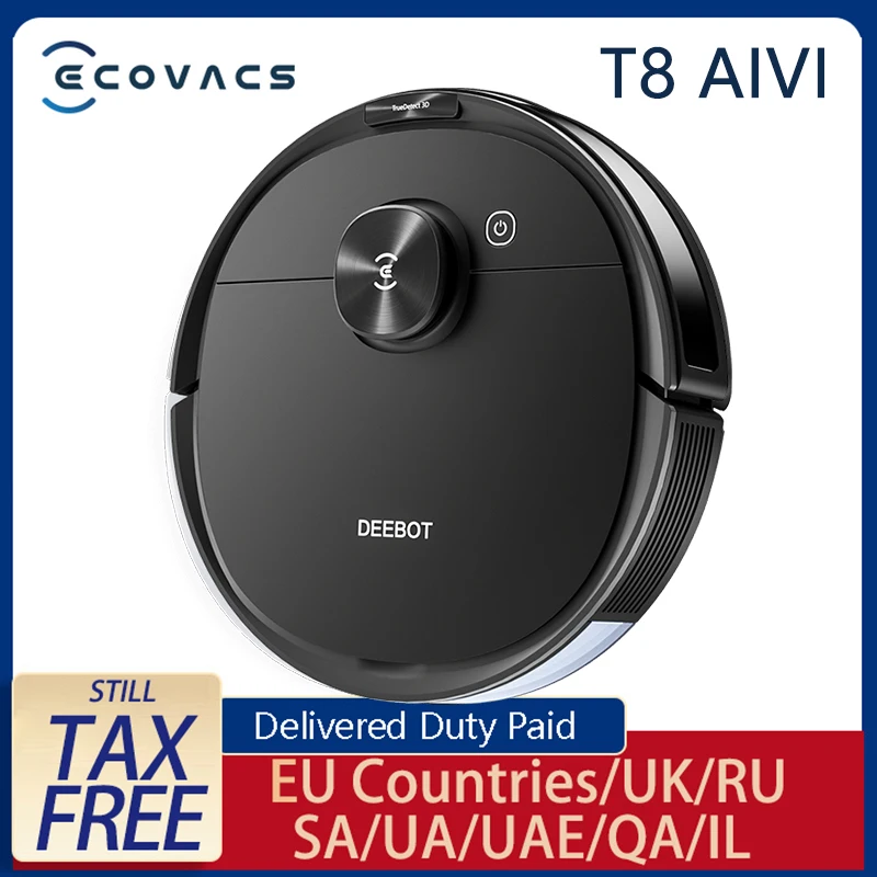 Робот-пылесос ECOVACS DEEBOT T8 AIVI с функцией приложения OZMO Pro | Бытовая техника