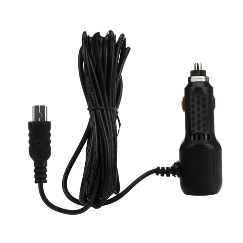 Популярное автомобильное зарядное устройство mini USB с 2 USB-портами для