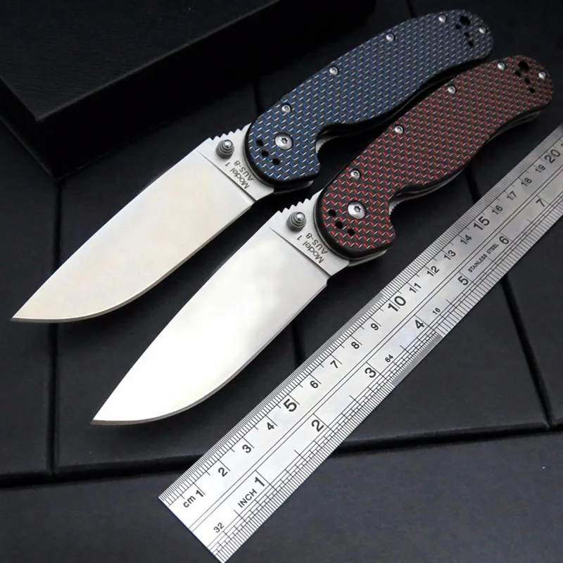 Складной нож eafengrow лезвие крысы стальное ручка из углеродного волокна