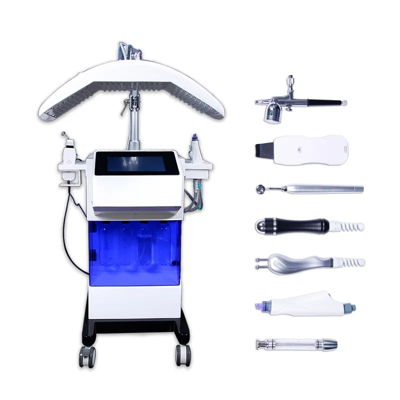 

8 IN 1 Hydra Facial Deep Cleaning Microcurrent Face Lift Skin Tightening Treatment Beauty Machine on Sale