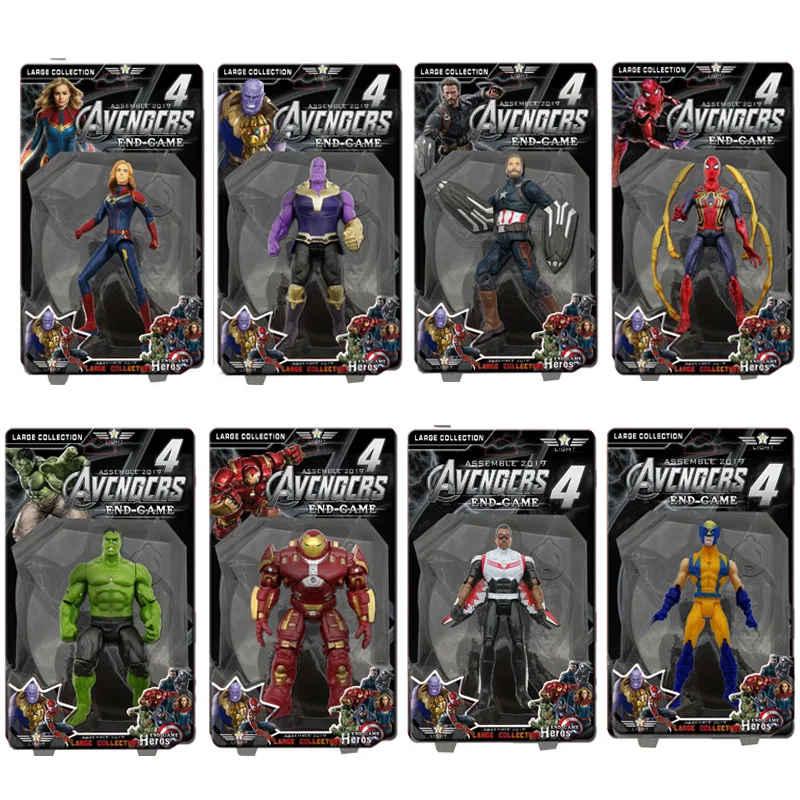 16 см Мстители Marvel 4 фигурки игрушки супергерой Звездный Властелин Гроот танос