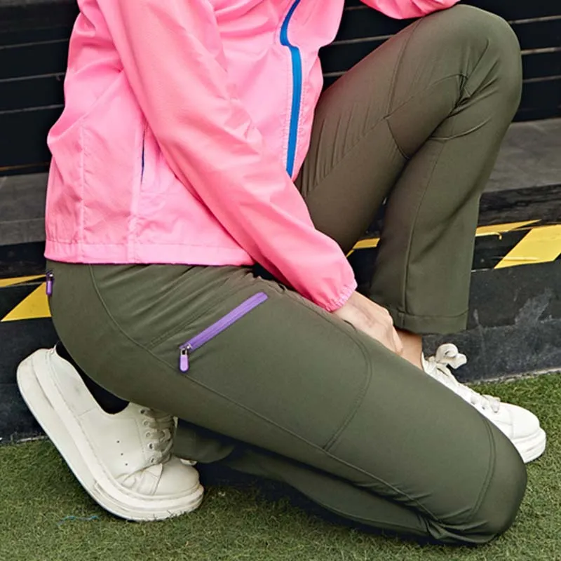 Брюки Facecozy быстросохнущие для мужчин и женщин дышащие однотонные облегающие