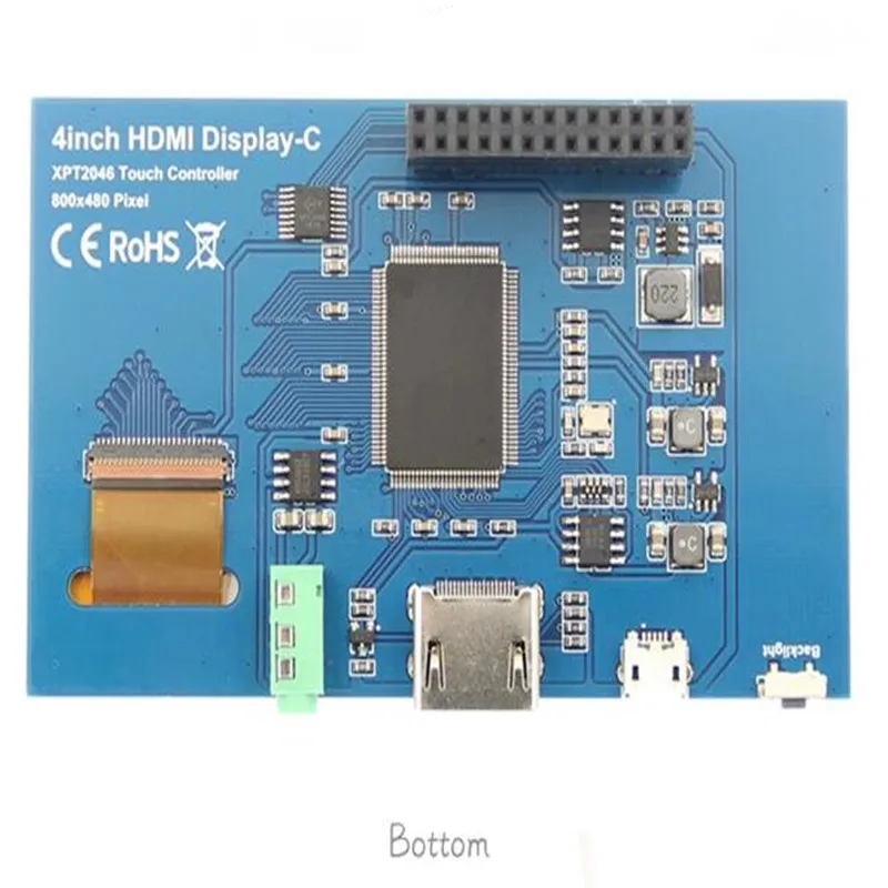 4 дюйма ЖК-дисплей Дисплей совместимому с HDMI Портативный монитор модуль GPIO