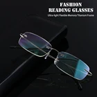 Очки для чтения без оправы для мужчин и женщин, ульсветильник кие магнитные пресбиопические, для мужчин и женщин, с силой + 1,0 + 1,5 + 2,0 + 2,5 + 3,0 + 3,5