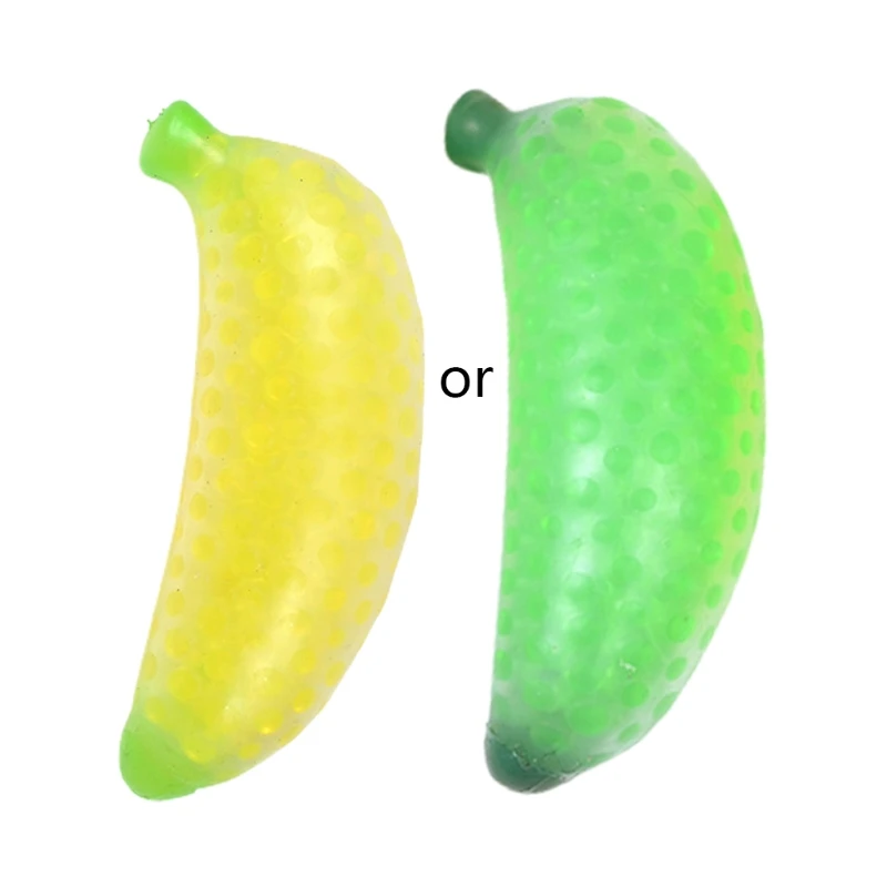 

Simulation Banana Fruit Shape Stress Squeeze Toy Kneading Decompression Soft Squeeze Squishy Stress Relief Funny Toys