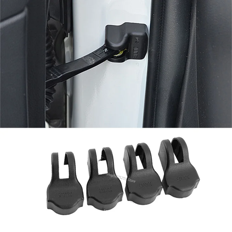

Car Door Lock Limiting Stopper Covers 4pcs Protector Rust-proof For Toyota Land Cruiser Prado Corolla Vios Car Accessories