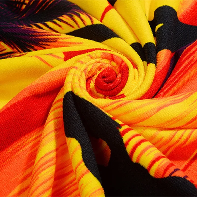 3D пальмовое дерево для серфинга мужчин и женщин Пляжное банное полотенце из