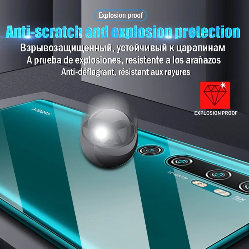 Защита экрана для Xiaomi Poco M3 X3 NFC F1 F2 Pro Mi Note 10 A3 A2 A1 8 9 9T 10T Lite Mix 3 Гидрогелевая Передняя