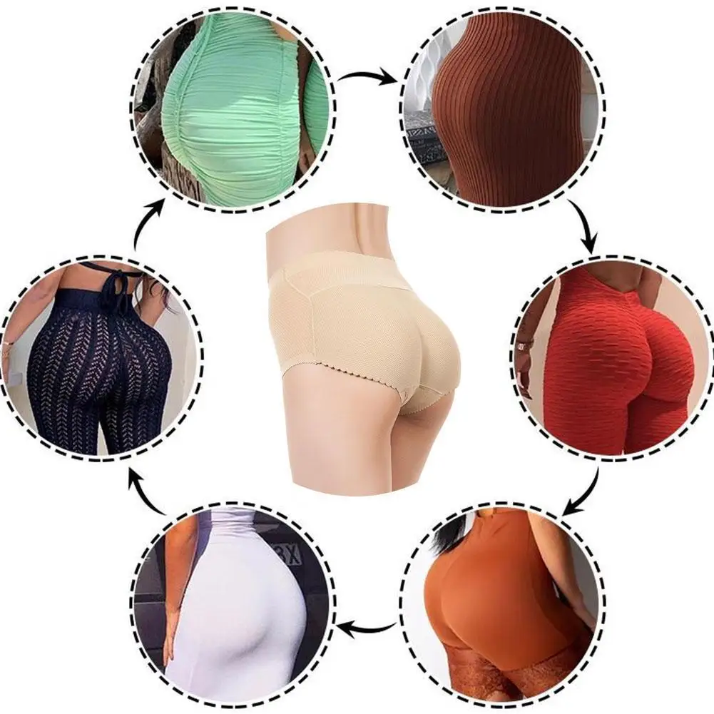 

Lady Sexy Padding Panties Bum Padded Butt Lifter Enhancer Hip Underwear Push Panties Panties Buttocks Seamless Up Shapewear O0X4