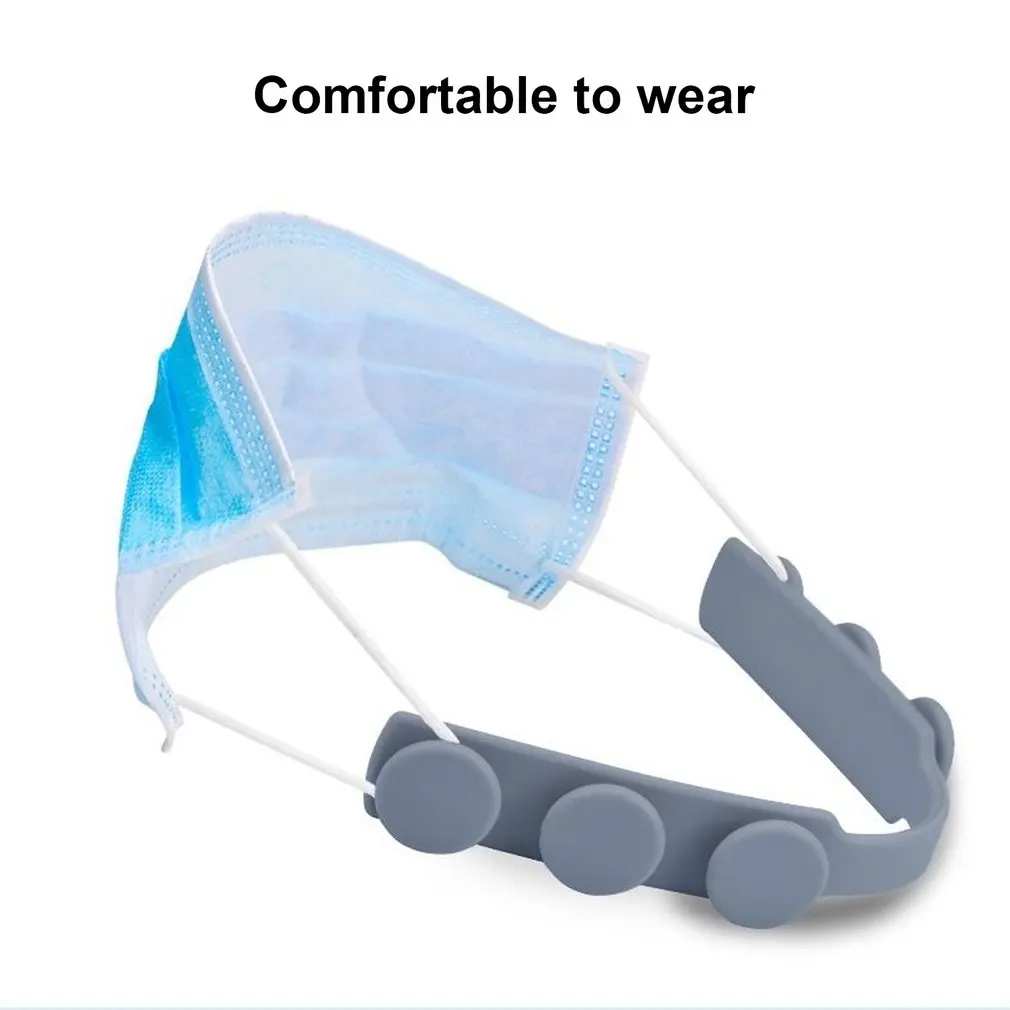 

5/10pcs Mask Extender Anti Fitting Ear Protective Device Decompression Support Three Gear Adjustment Comfortable To Wear