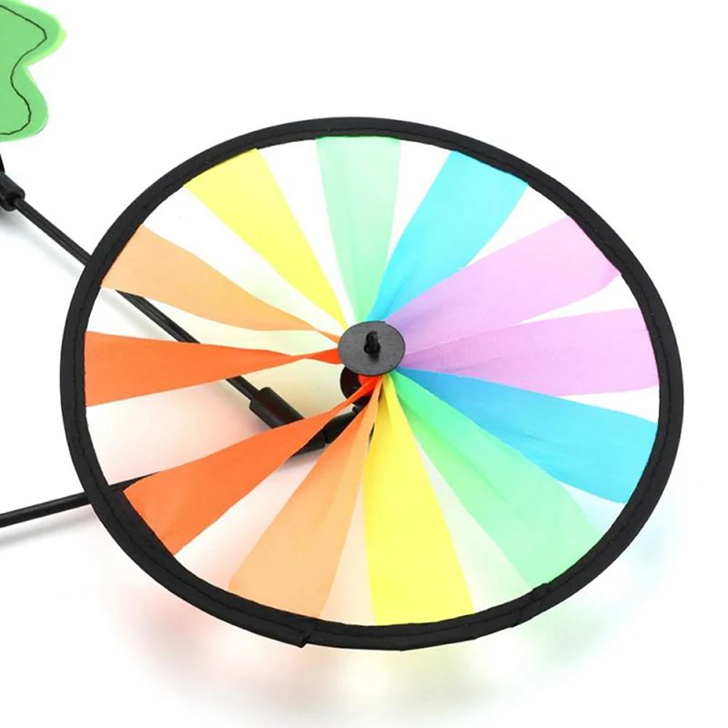 Животные Сова на велосипеде штифт ветряной мельницы Whirligig ветер Spinner открытый