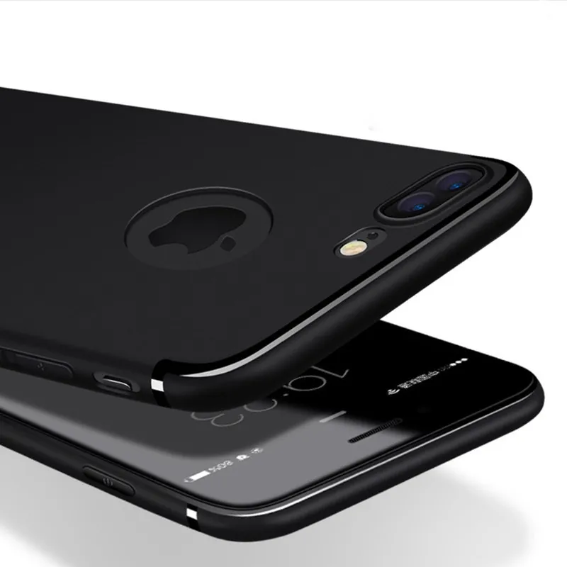 Роскошный Ультратонкий Мягкий матовый чехол из ТПУ для iPhone 6 6S 7 8 Plus X XS MAX XR