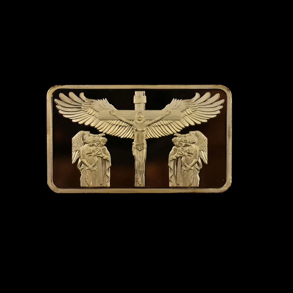 5 шт./компл. Западная Европа Иисус ангельские крылья Христос Крест памятная