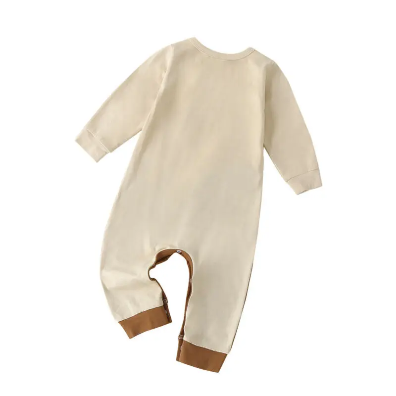 

Toddler Baby Boys Girls Long Sleeve T Shirt Romper Winter Warm Jumsuit Playsuit