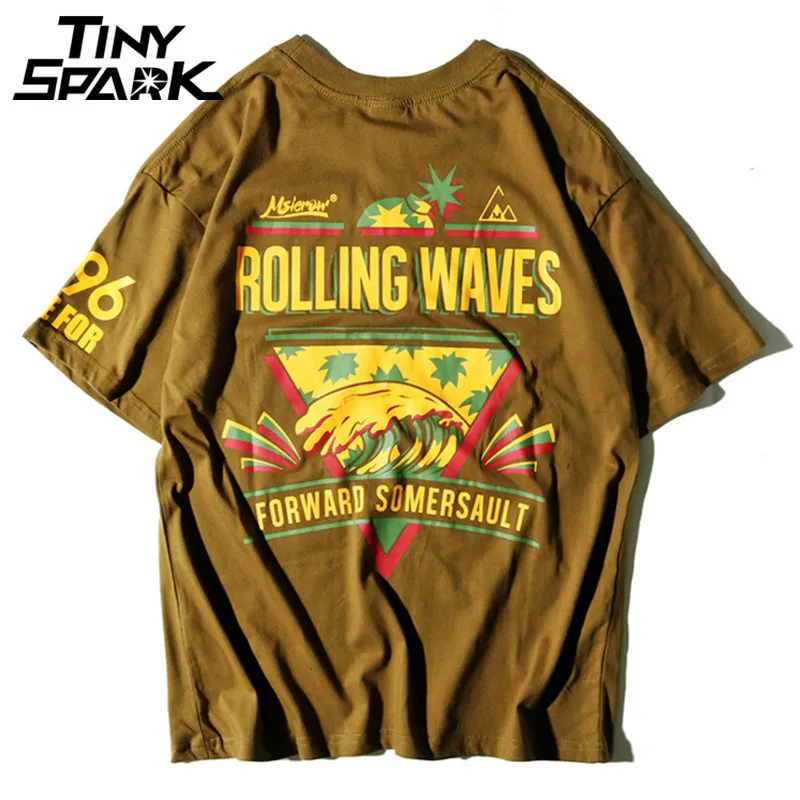 Фиолетовая футболка в стиле хип-хоп Мужская с рисунком ананаса 100 хлопок