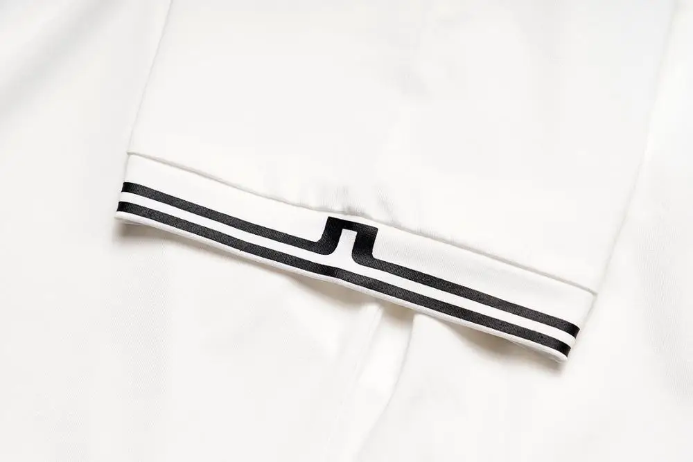 Новинка JL Golf Весна/Лето Футболка Поло рубашка для гольфа однотонная мягкая