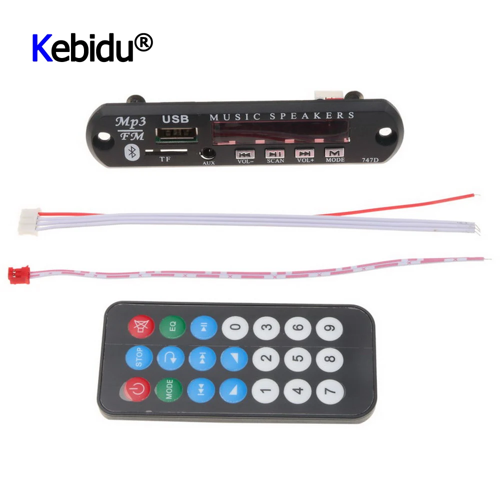 MP3 модуль Bluetooth-приемник для автомобиля плеер декодер плата цветной экран FM-радио