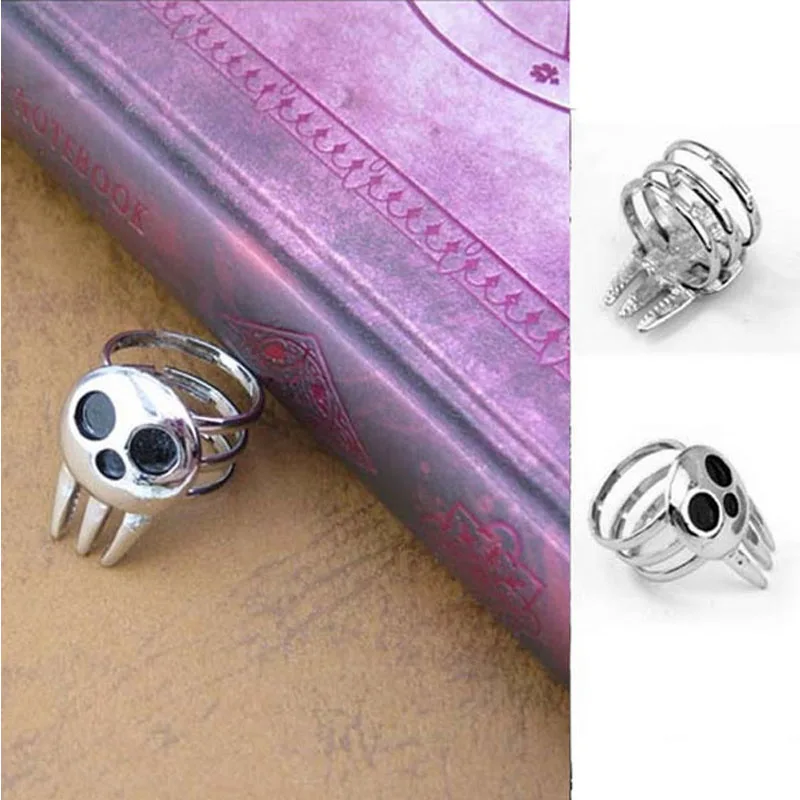 Кольца для мужчин и женщин аниме &quotПожиратель души&quot &quotDeath The Kid&quot подарки