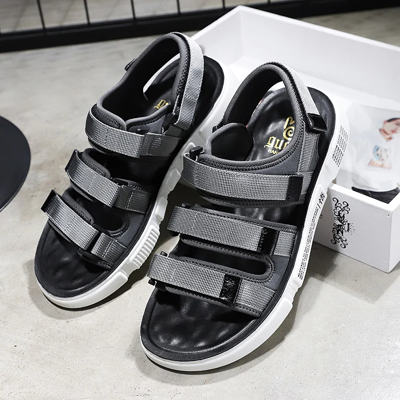 

outdoor dress sandales for shoes footwear in sandalia geta slip male s slippers sandalhas men big white shoe sandals