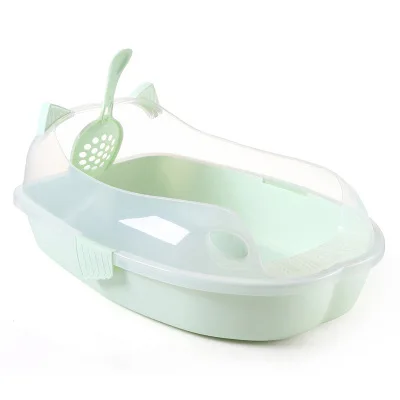 Кошачий песочный горшок полу закрытый кошачий Туалет анти всплеск маленький