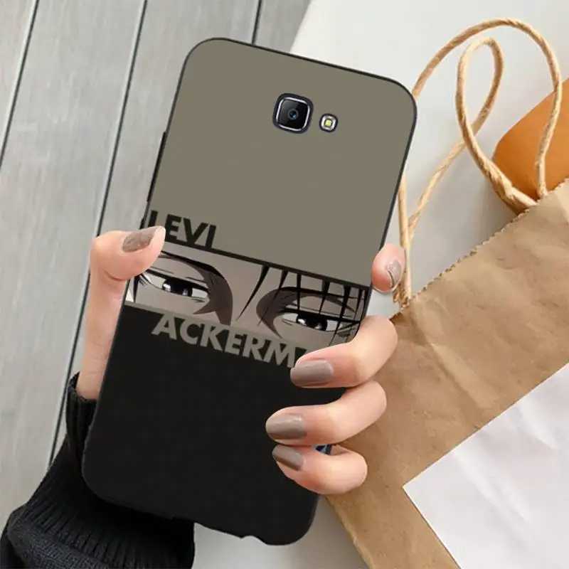 

Yinuoda Levi Ackerman Print Phone Case for Samsung J4 plus J2prime J5 J6 plus 2016 J7 8 core 2017