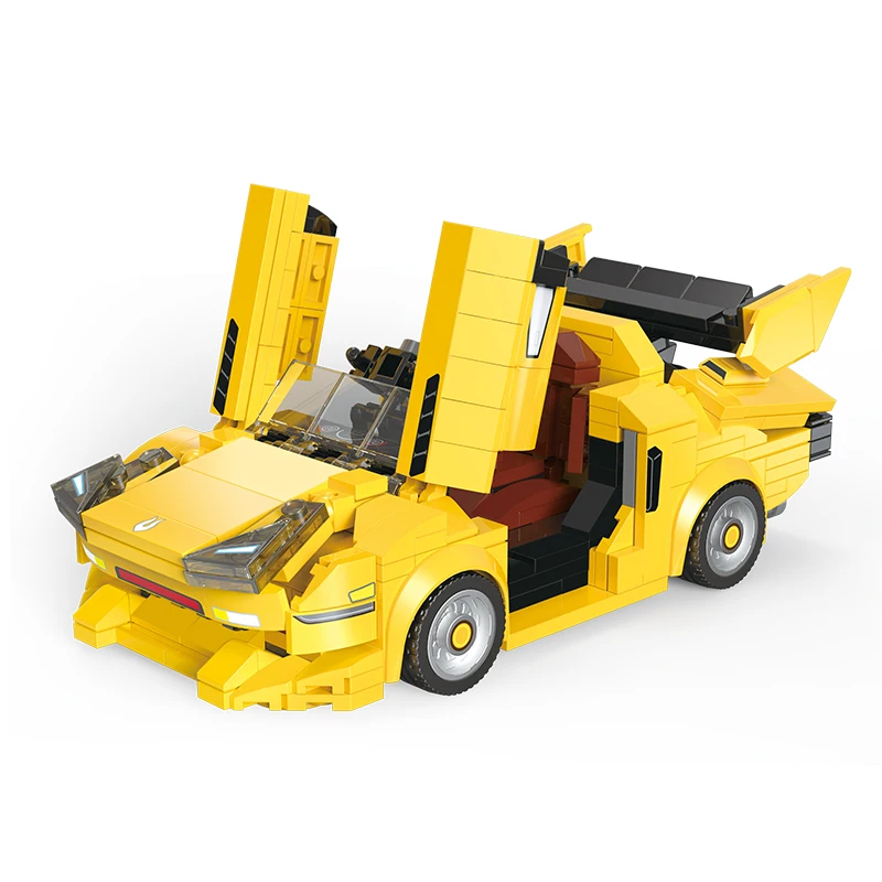 

Building Blocks Creative Kart Racing Series Bricks Toys Cheetah Convertible Cars Mini MOC Model Children Toys Birthday Gifts