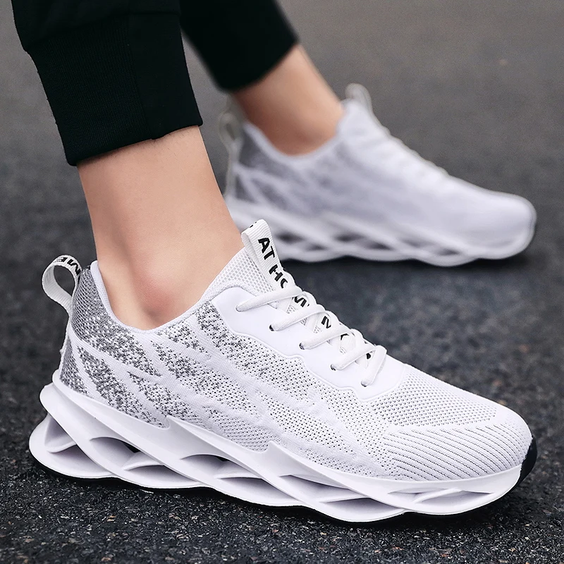 

NEW Casual Running Man Shoes Blade Cushioning Sport Male Sneakers Breathable Zapatillas Hombre Deportiva Outdoor Walking Jogging