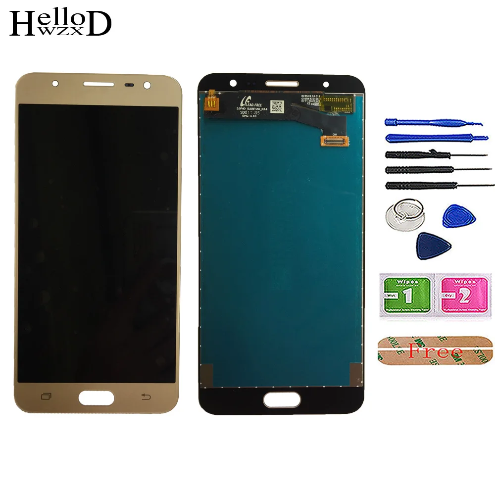 ЖК-дисплей Incell для мобильного телефона Samsung Galaxy J7 Plus C7100 C8 / C7 2017 C710 сенсорный экран